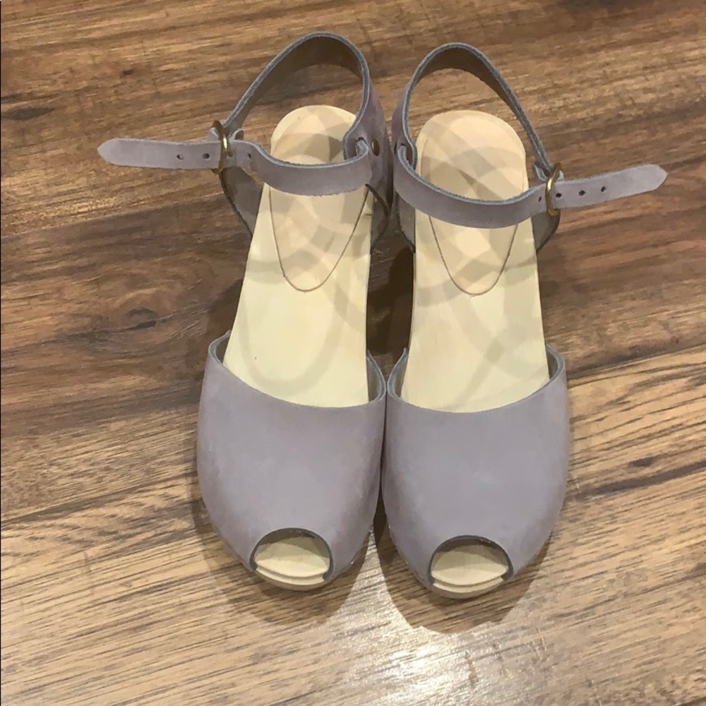 Lavender clogs
